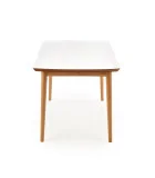 FOLDING TABLE BARRET, TABLE TOP - MATTE WHITE, LEGS - LEFKAS OAK order